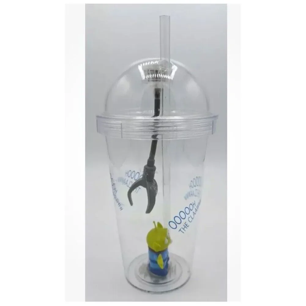 Disney Parks Pixar Toy Story Land Little‎ Green Alien Claw Light-up Cup w/ Straw